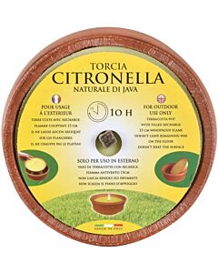 Price's Citronella Large Terracotta Pot